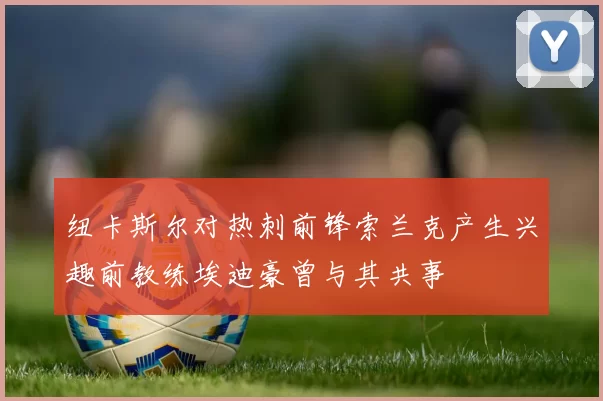 纽卡斯尔对热刺前锋索兰克产生兴趣前教练埃迪豪曾与其共事